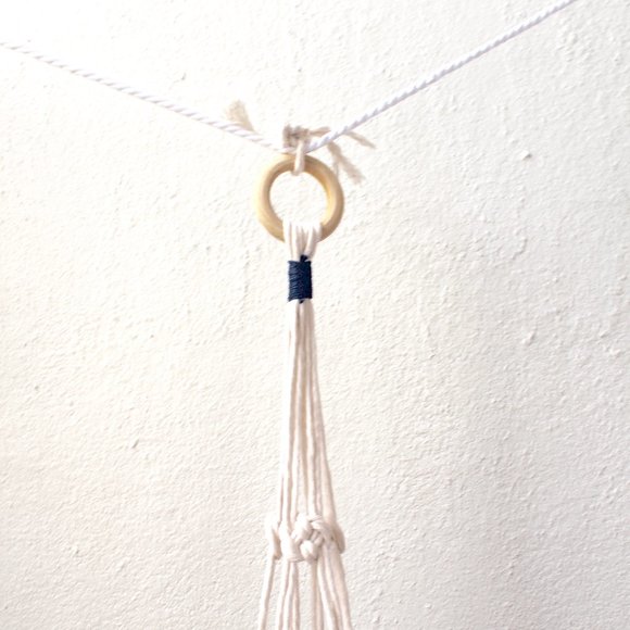Plant Hangers, Set of 2, Recycled Cotton - Picture 7 of 8